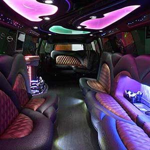 limo service interior view